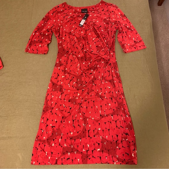 NIC+ZOE Stony Path Drape Dress - Picture 2 of 4